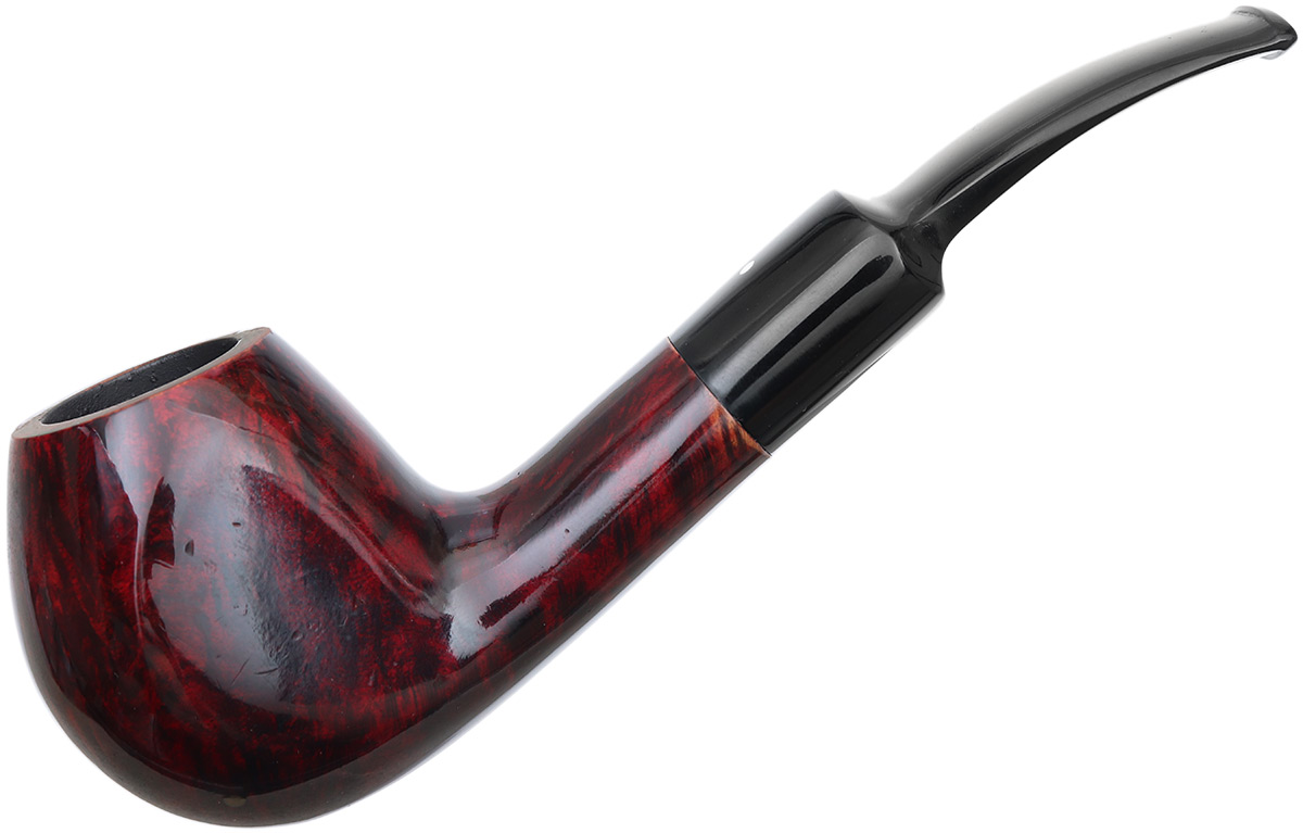 Estate Tobacco Pipes: German Estates Vauen Dr. Perl Inter Style Smooth Bent  Brandy (614) (9mm) || Smokingpipes.eu