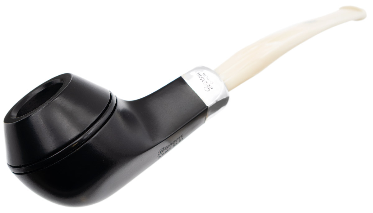 Irish Estates Peterson Silver Mounted Ebony Army (XL21) (Fishtail) (9mm) (2018) (Unsmoked)