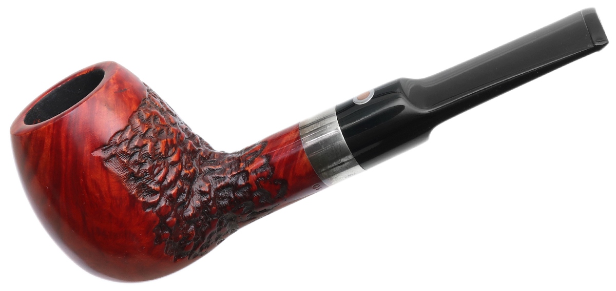 Italian Estates T. Cristiano Metamorfosi Partially Rusticated Apple with Silver (C510) (9mm) (Unsmoked)