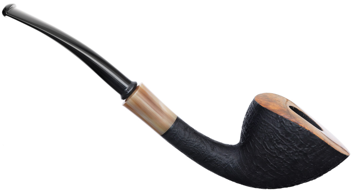 Estate Tobacco Pipes: Italian Estates Il Duca Partially Sandblasted ...