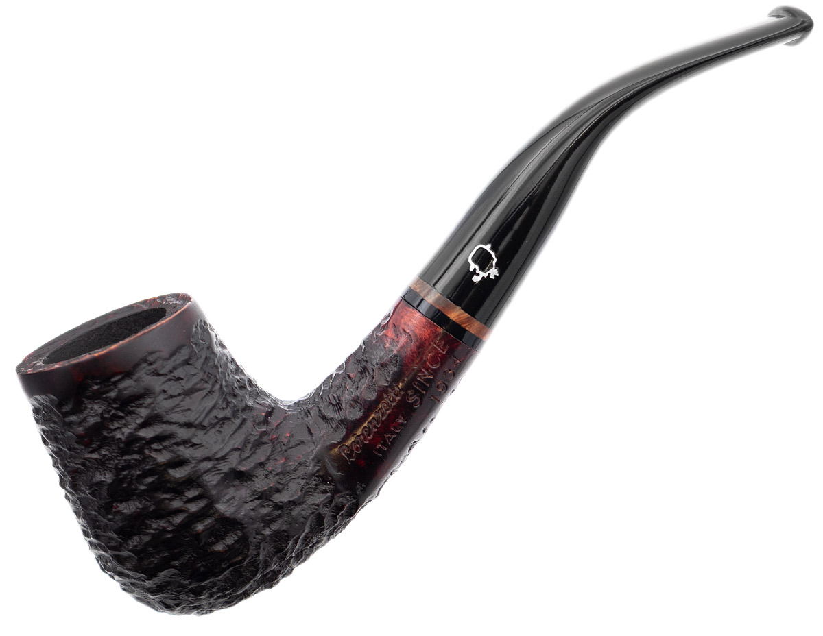 Italian Estates Lorenzetti Rusticated Bent Billiard (Unsmoked)