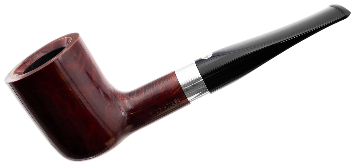 Italian Estates T. Cristiano Metamorfosi Smooth Billiard with Silver (B501) (9mm) (Unsmoked)