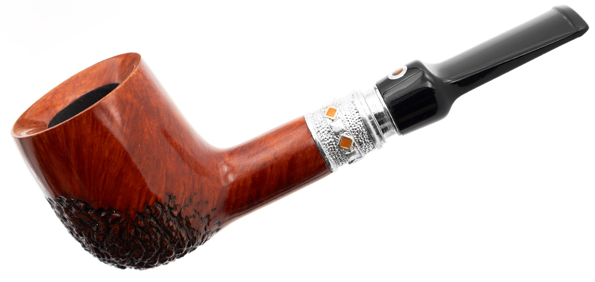Italian Estates T. Cristiano Phidias Partially Rusticated Billiard (70 C5) (Unsmoked) (Unstamped)