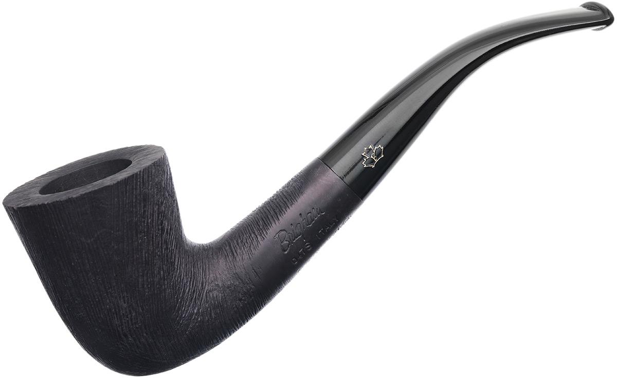 Misc. Estates Brigham System Rusticated Bent Dublin (047S) (Rock Maple Inserts) (Unsmoked)