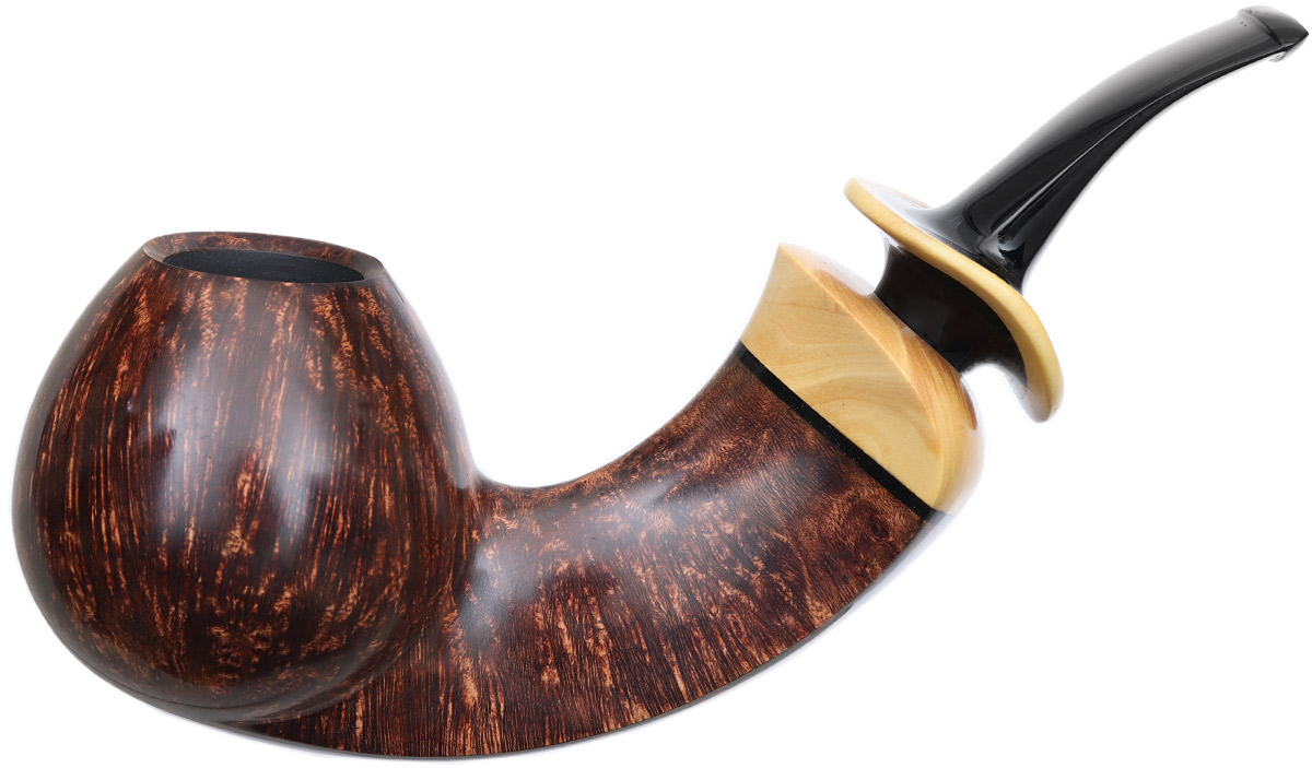 Estate Tobacco Pipes Misc. Estates Mikhail Garmash Smooth Bent Apple