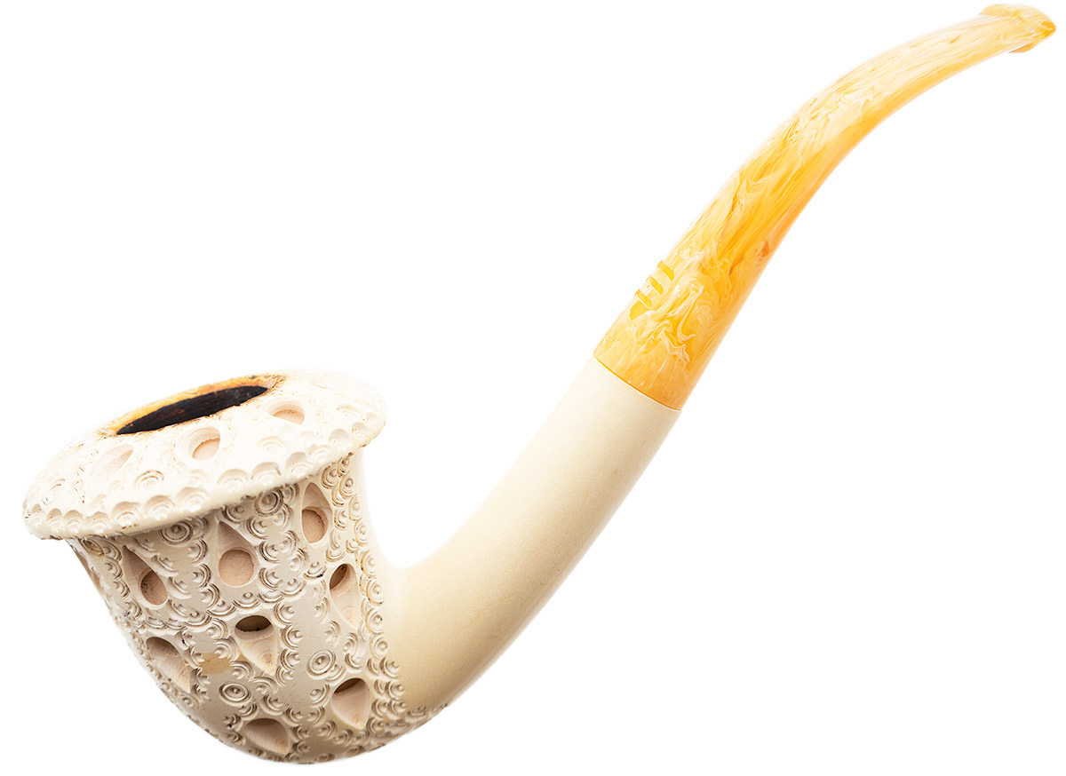 Turkish Estates Unknown Meerschaum Lattice Calabash