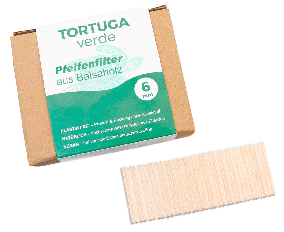 Filters & Adaptors Tortuga Verde Balsa Filter 6mm (68 pack)