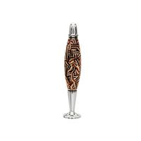 Tampers & Tools 8deco Buddha Belly Tamper Brown and Tan Mosaic