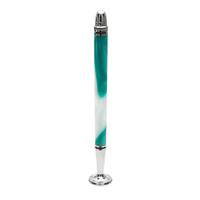 Tampers & Tools 8deco Lucky 8 Tamper Pearl and Teal Swirl