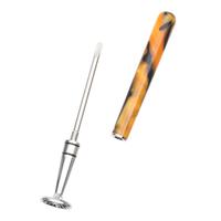 Pipe Tools & Supplies 8deco Club Tamper Orange and Black Swirl