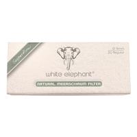 Filters & Adaptors White Elephant Natural Meerschaum Filter 9mm 20/pack