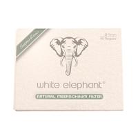 Filters & Adaptors White Elephant Natural Meerschaum Filter 9mm 40/pack