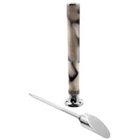 Tampers & Tools 8deco Kokka Tamper Pearl and Black Swirl Silver