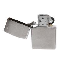 Lighters Zippo Brushed Chrome with Logo
