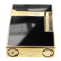 Lighters S.T. Dupont Lighter - Ligne 2 Black Lacquer/Yellow Gold
