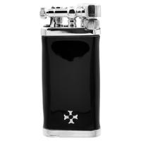 Lighters Sillem's Old Boy Black Enamel Sterling Silver Lighter