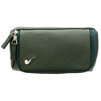 Pipe Accessories Savinelli Green Vintage 2 Pipe Pouch