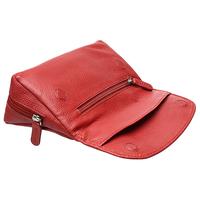 Pipe Accessories Smokingpipes Leather 2 Pipe Case with Pouch Red