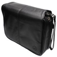 Stands & Pouches Smokingpipes Leather 4 Pipe Bag Black