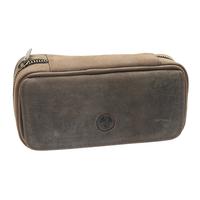 Stands & Pouches Rattray's 2 Pipe Case Brown