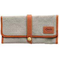 Stands & Pouches Chacom Leather/Canvas Roll Up Pouch Natural