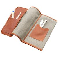 Stands & Pouches Chacom Leather/Canvas Roll Up Pouch Natural