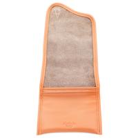Stands & Pouches Claudio Albieri Italian Leather Double Roll Up Tobacco Pouch Chocolate/Russet