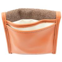 Stands & Pouches Claudio Albieri Italian Leather Double Roll Up Tobacco Pouch Chocolate/Russet