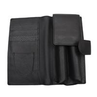 Humidors & Travel Cases Columbus 2 Cigar Case leather Black for Robusto/Corona/Lonsdale/Churchill