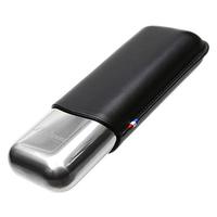 Humidors & Travel Cases S.T. Dupont Two Cigar Case Black/Chrome