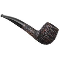 Savinelli Free Black Rusticated Bent Apple (6mm)