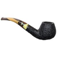 Savinelli Paloma Rusticated Black (645 KS) (9mm)