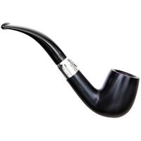 Savinelli 130th Anniversary Black Smooth Bent Billiard (9mm)