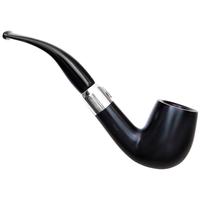 Savinelli 130th Anniversary Black Smooth Bent Billiard (9mm)