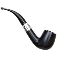 Savinelli 130th Anniversary Black Smooth Bent Billiard (9mm)