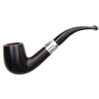 Savinelli 130th Anniversary Black Smooth Bent Billiard (9mm)