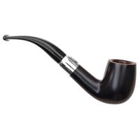 Savinelli 130th Anniversary Black Smooth Bent Billiard (9mm)