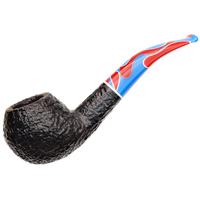 Savinelli Colombina Rusticated Black (673 KS) (6mm)