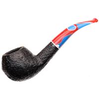 Savinelli Colombina Rusticated Black (673 KS) (6mm)