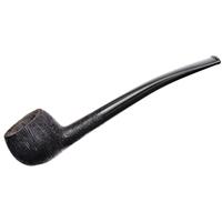 BriarWorks Classic Dark Rusticated with Black Stem (C121)