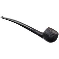 BriarWorks Classic Dark Rusticated with Black Stem (C121)