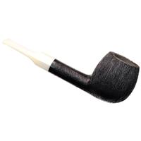 BriarWorks Classic Dark Rusticated with White Stem (C81)