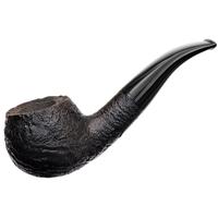 BriarWorks Classic Dark Sandblasted with Black Stem (C101)