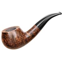 BriarWorks Classic Dark Smooth with Black Stem (C101)