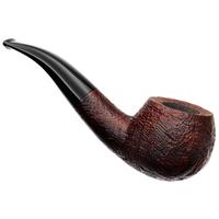 BriarWorks Classic Brown Sandblasted with Black Stem (C101)