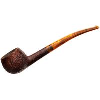 BriarWorks Classic Brown Sandblasted with Tortoise Stem (C121)