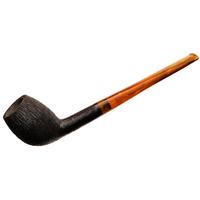 BriarWorks Classic Dark Rusticated with Tortoise Stem (C142L)