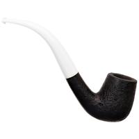 BriarWorks Classic Dark Sandblasted with White Stem (C12L)