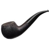 BriarWorks Classic Dark Rusticated with Black Stem (C101)