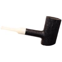BriarWorks Classic Dark Rusticated with White Stem (C71)